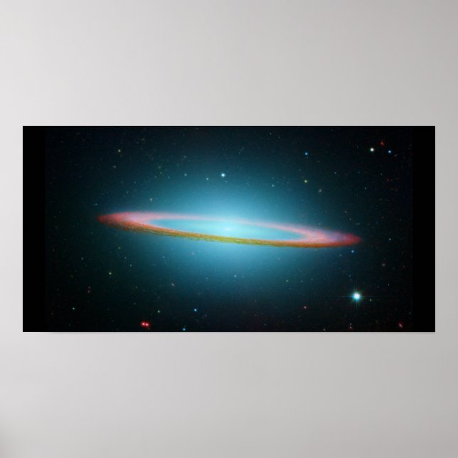 Das Sombrero Galaxy Poster (Vorne)