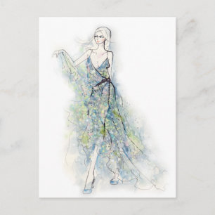 Das Sommerkleid Postkarte