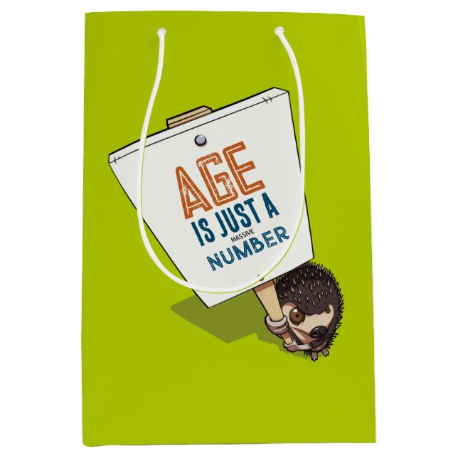 Das Sonnenalter des Igels ist nur eine (massive) Z Mittlere Geschenktüte (Vorderseite)