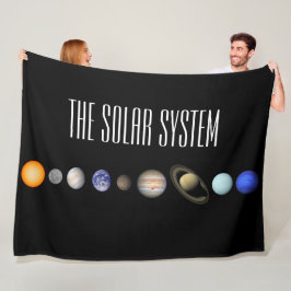 Das Sonnensystem Fleecedecke