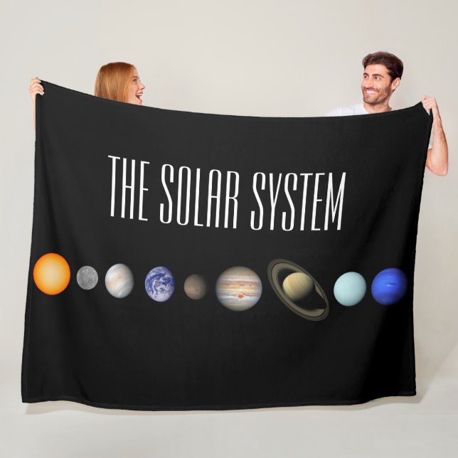 Das Sonnensystem Fleecedecke (Beispiel)