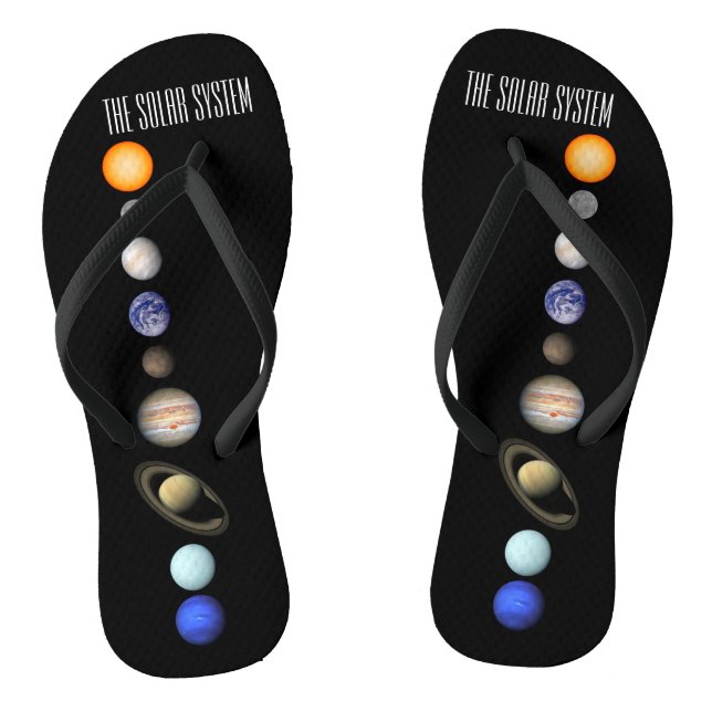 Das Sonnensystem Flip Flops (Fußbett)