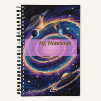 Das Sonnensystem Galaxie Notizbuch