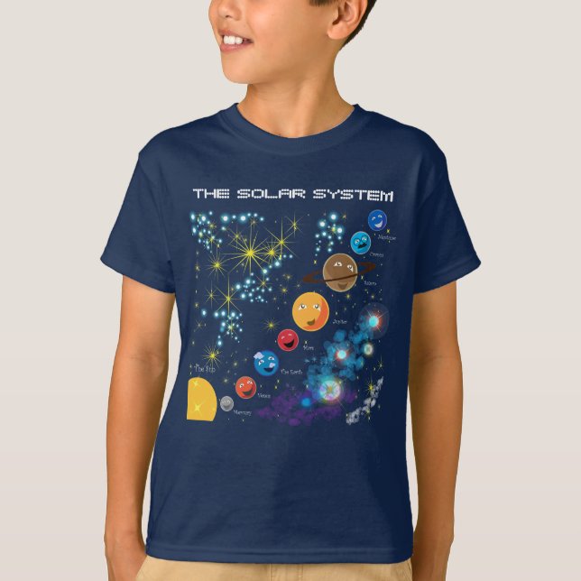 Das Sonnensystem T-Shirt (Vorderseite)