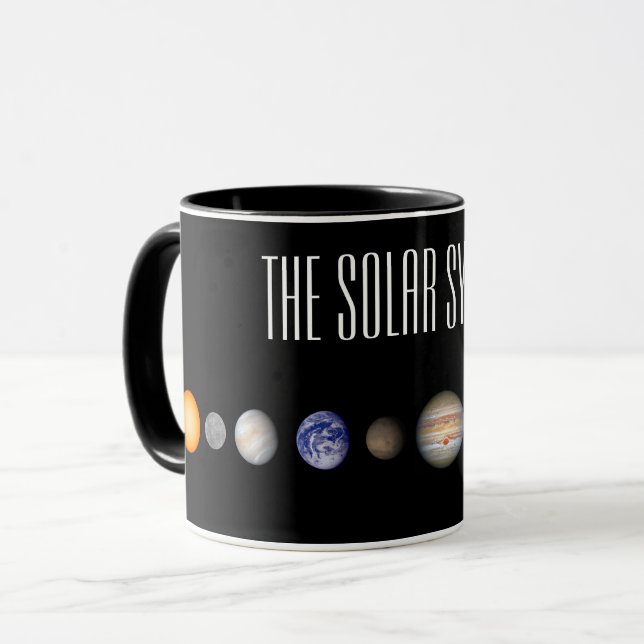 Das Sonnensystem Tasse (Vorderseite Links)