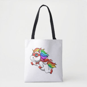 Das sonnige Einhorn als Held für einen Superheld