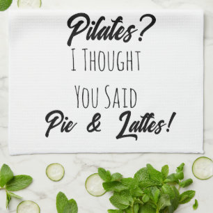 Das sonnige Geschenk , Pilates , Kaffee , Gaumenge Geschirrtuch