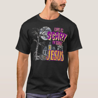 Das sonnige Halloween-Leben ist ohne Jesus Christu T-Shirt
