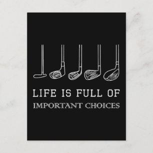 Das sonnige Leben ist voll von wichtigen Optionen  Begleitkarte