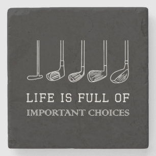 Das sonnige Leben ist voll von wichtigen Optionen  Steinuntersetzer