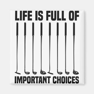 Das sonnige Leben ist voller wichtiger Möglichkeit Magnet