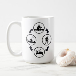 Das sonnige Rudergeschenk, Das Ruderrad Kaffeetasse