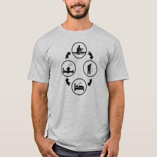 Das sonnige Rudergeschenk, Das Ruderrad T-Shirt