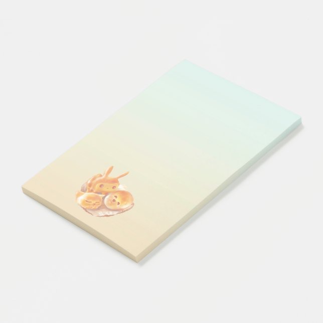 Das Soul Brot Post-it Klebezettel (angewinkelt)