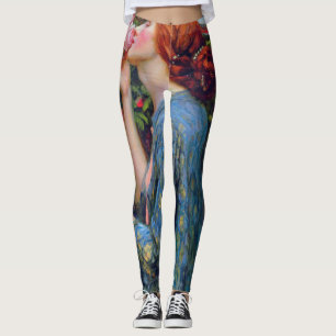 Das Soul der Rose, John William Waterhouse Leggings