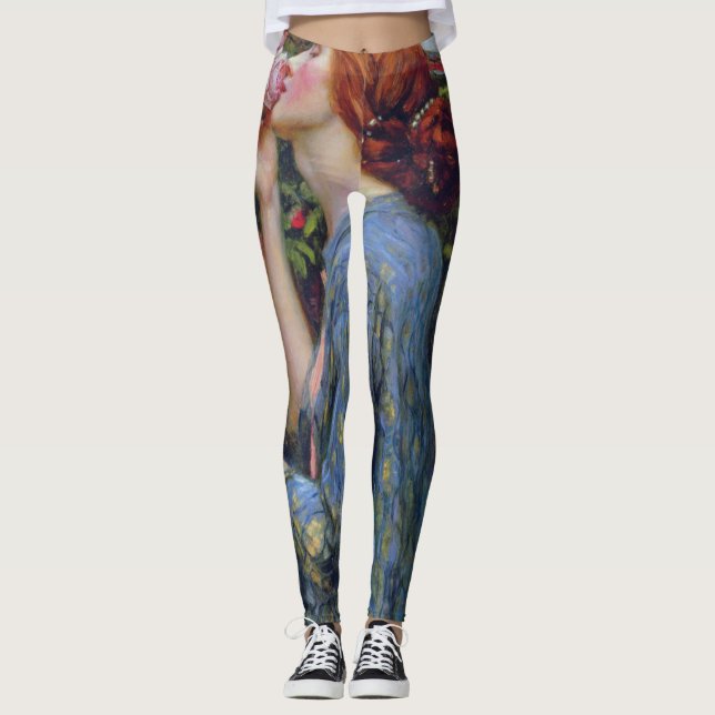 Das Soul der Rose, John William Waterhouse Leggings (Vorderseite)