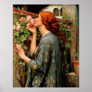 Das Soul der Rose - John William Waterhouse Poster