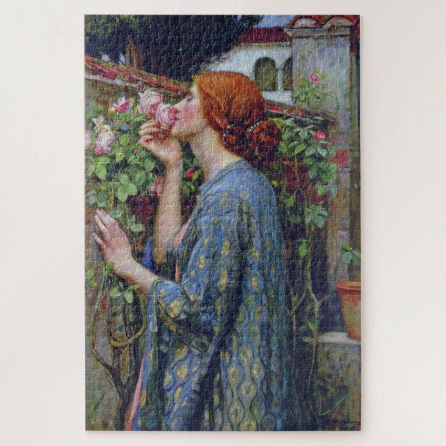 Das Soul der Rose, John William Waterhouse Puzzle (Vertikal)