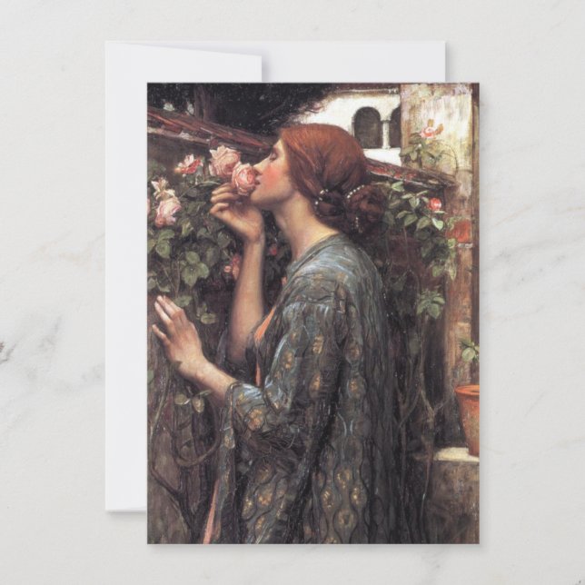 Das Soul der Rose (von John William Waterhouse) Karte (Vorderseite)