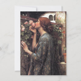 Das Soul der Rose (von John William Waterhouse) Karte