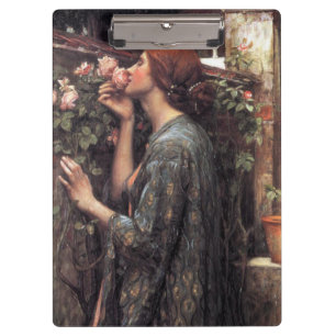 Das Soul der Rose (von John William Waterhouse) Klemmbrett