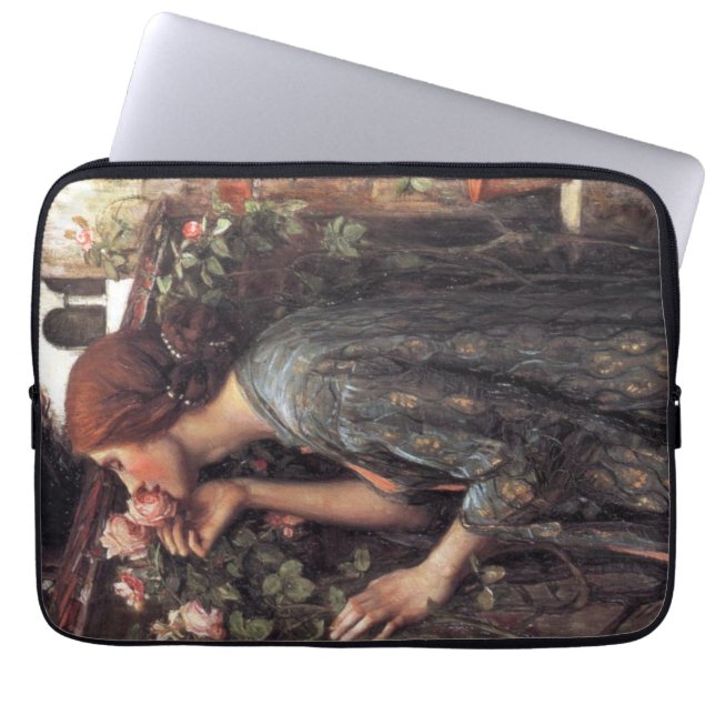 Das Soul der Rose (von John William Waterhouse) Laptopschutzhülle (Vorderseite)