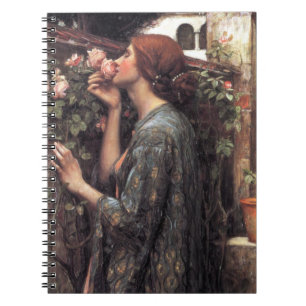Das Soul der Rose (von John William Waterhouse) Notizblock