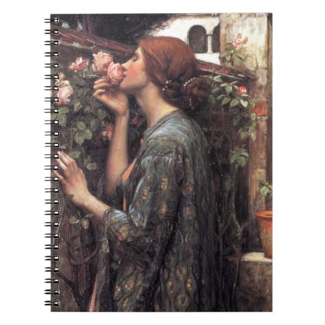 Das Soul der Rose (von John William Waterhouse) Notizblock (Vorderseite)