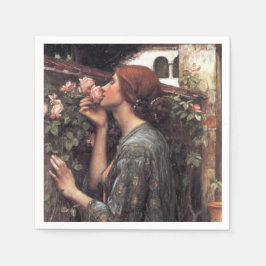 Das Soul der Rose (von John William Waterhouse) Serviette