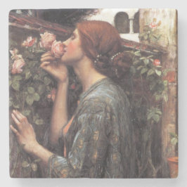 Das Soul der Rose (von John William Waterhouse) Steinuntersetzer