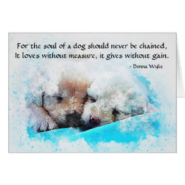 Das Soul eines Hundes - Welpen