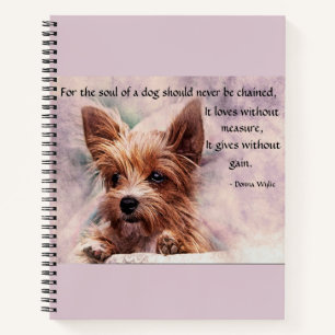 Das Soul eines Hundes - Yorkie Notizbuch