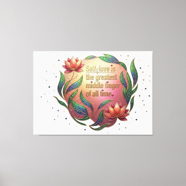 Das souveräne Herz Leinwanddruck (Vorderseite)