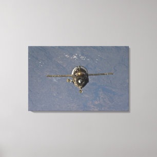 Das Soyuz TMA-19 Raumfahrzeug 2 Leinwanddruck