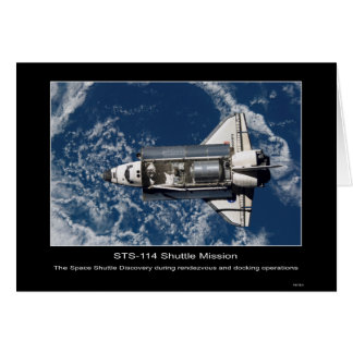 Das Space Shuttle Discovery-Treffen und das Andock