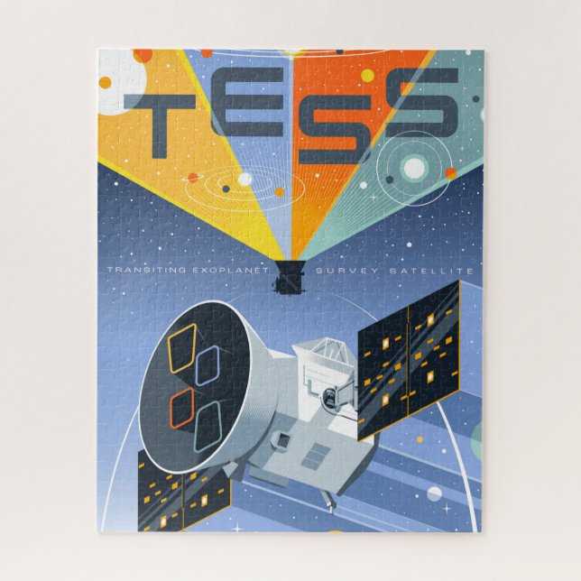Das Space Telescope Poster. Puzzle (Vertikal)