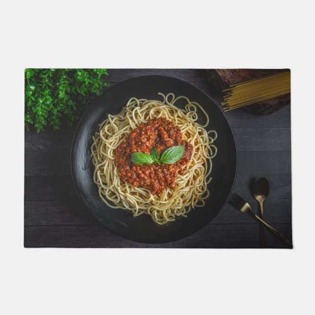 Das Spaghetti Träger Top Fußmatte (Vorderseite)