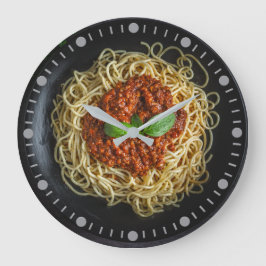 Das Spaghetti Träger Top Große Wanduhr