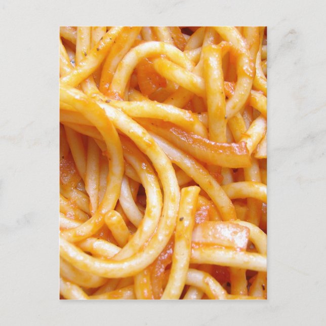 Das Spaghetti Träger Top Postkarte (Vorderseite)