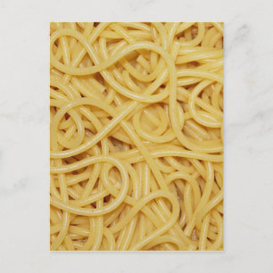 Das Spaghetti Träger Top Postkarte