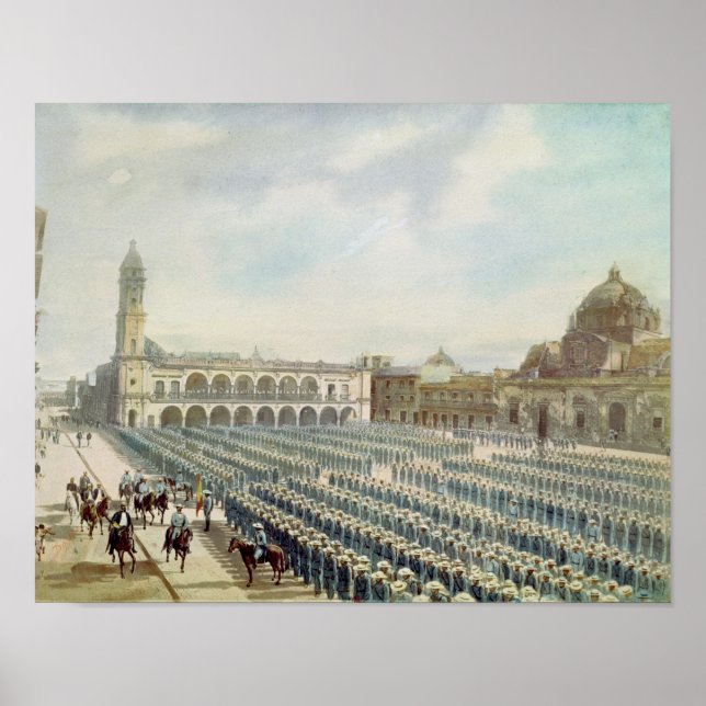 Das Spanische Expeditionkorps in Vera Cruz Poster (Vorne)