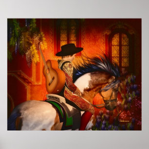 Das spanische Sängerplakat VON 14,95 Poster