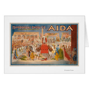 Das spektakuläre Theaterposter von Aida