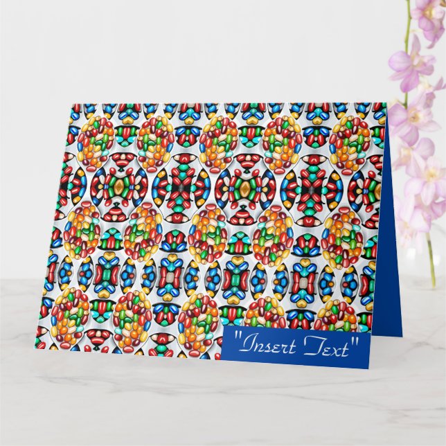 Das Spektrum der Süße: Geleebohnen in Technicolor Karte (Orchidee)