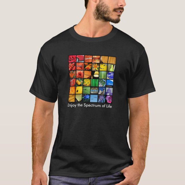 Das Spektrum des Lebens T-Shirt (Vorderseite)