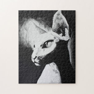 Das Sphynx Cat Original Art Puzzle