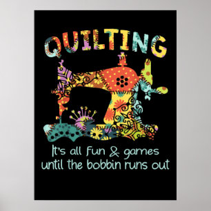 Das Spiel beenden, bis Bobbin ausgeht Poster