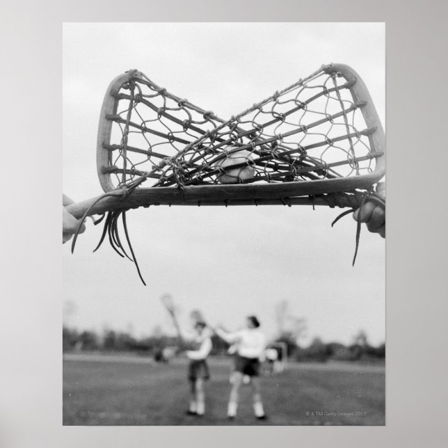 Das Spiel beginnt in einem Lacrosse-Team mit dem z Poster (Vorne)