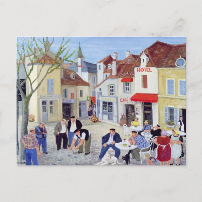 Das Spiel Burgund Postkarte (Vorderseite)