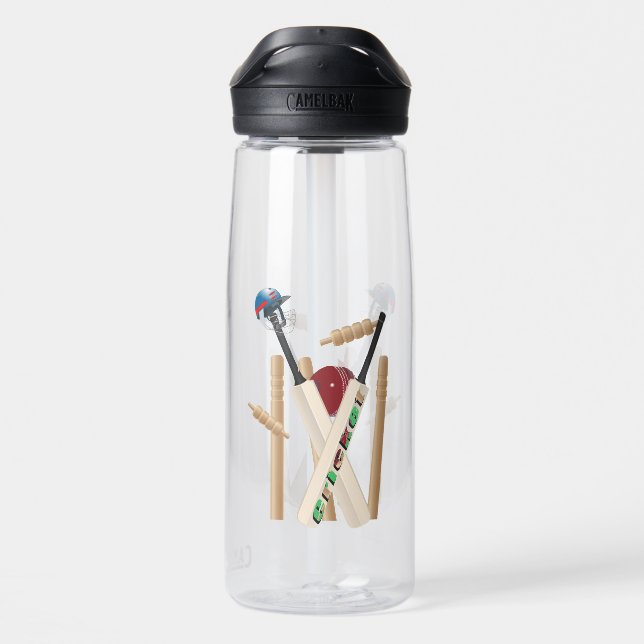 Das Spiel Cricket, Trinkflasche (Rückseite)